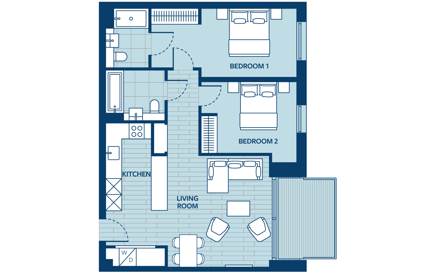 Floorplan - Apartment Apartment 16