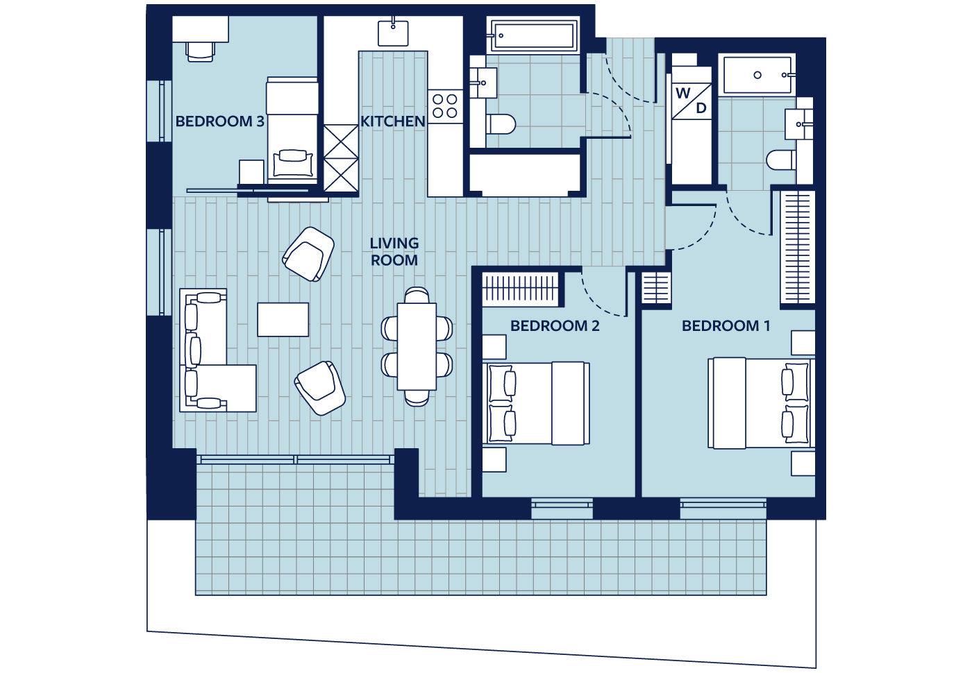 Floorplan - Apartment Apartment 4