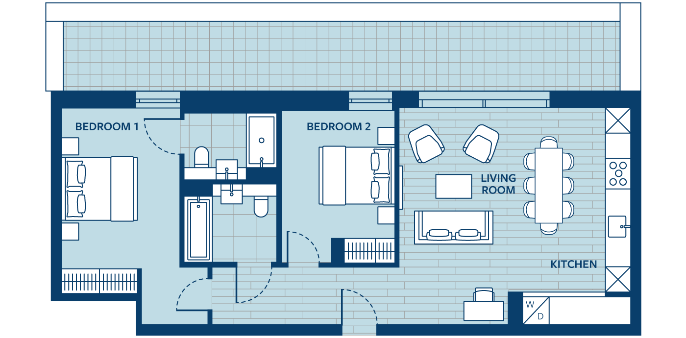 Floorplan - Apartment Apartment 51