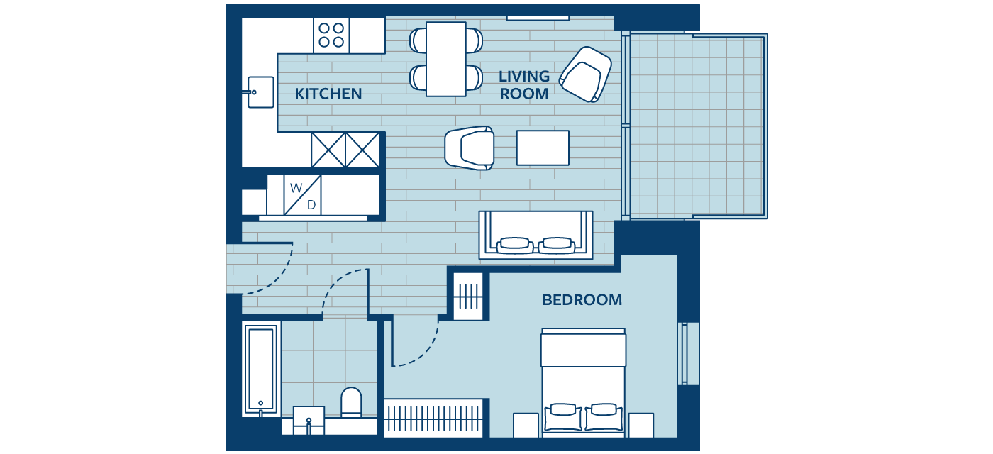 Floorplan - Apartment Apartment 63