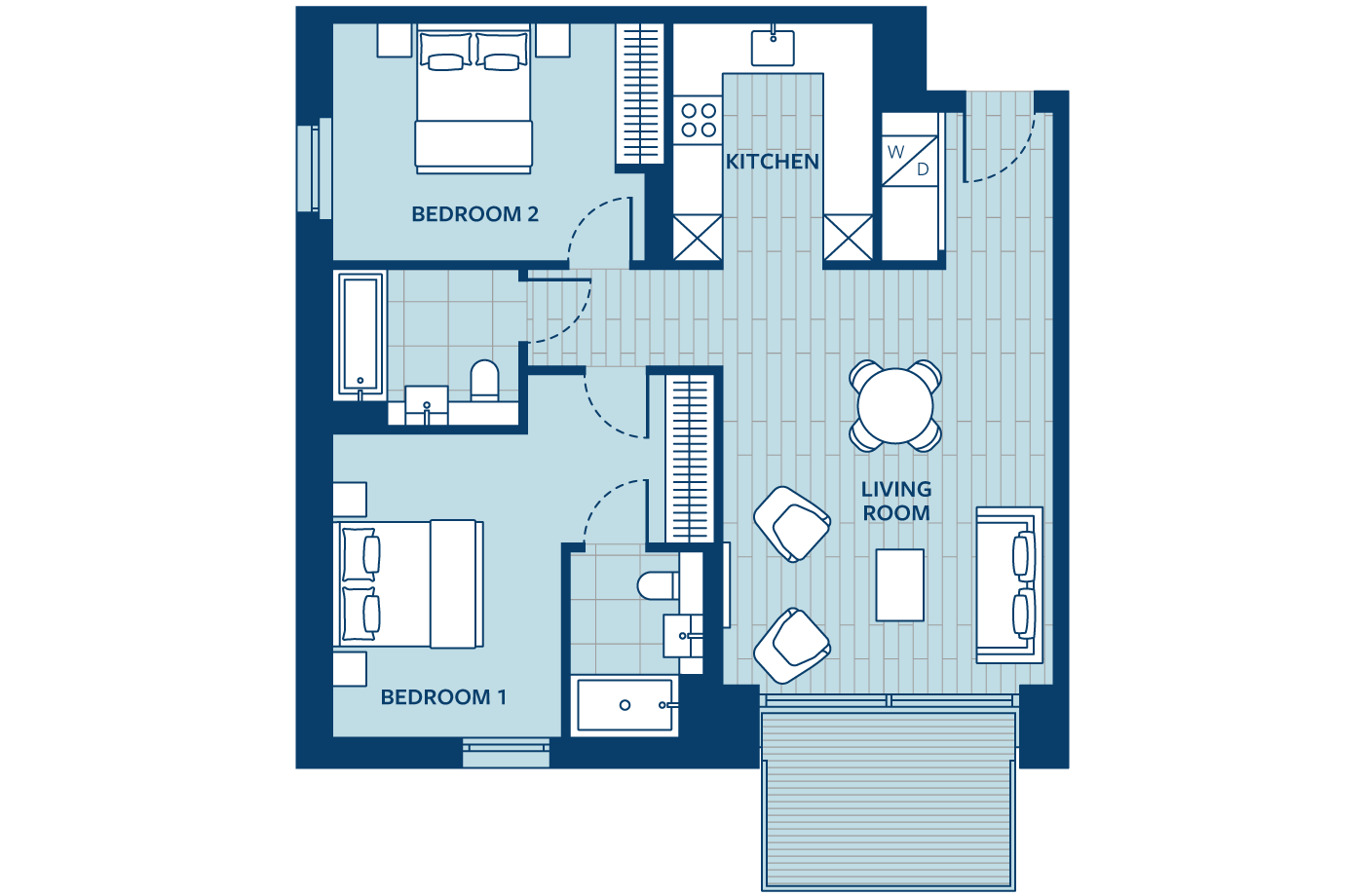 Floorplan - Apartment Apartment 79